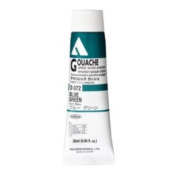 Holbein Akrilik Guaj Boya 20 ml D072 Blue Green