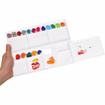 Gvn Art Çok Fonksiyonlu Plastik Resim Paleti 10x21 cm DC-703