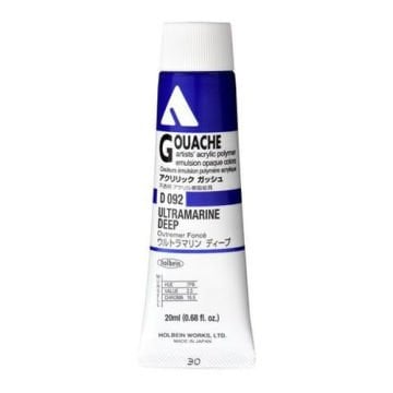 Holbein Akrilik Guaj Boya 20 ml D092 Ultramarine Deep