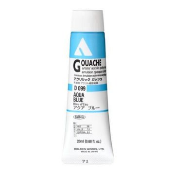 Holbein Akrilik Guaj Boya 20 ml D099 Aqua Blue
