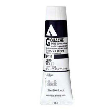 Holbein Akrilik Guaj Boya 20 ml D112 Deep Violet