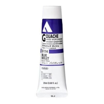 Holbein Akrilik Guaj Boya 20 ml D114 Blue Violet