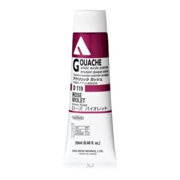 Holbein Akrilik Guaj Boya 20 ml D119 Rose Violet