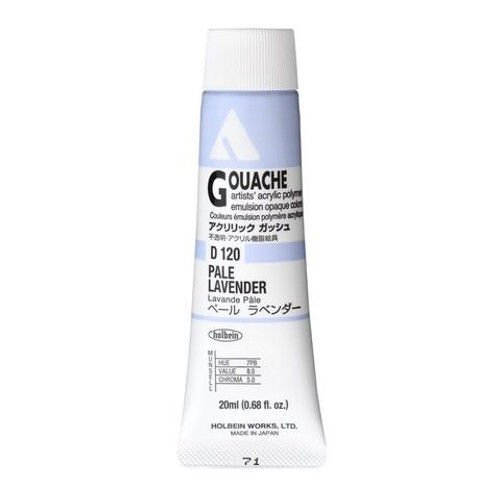 Holbein Akrilik Guaj Boya 20 ml D120 Pale Lavender