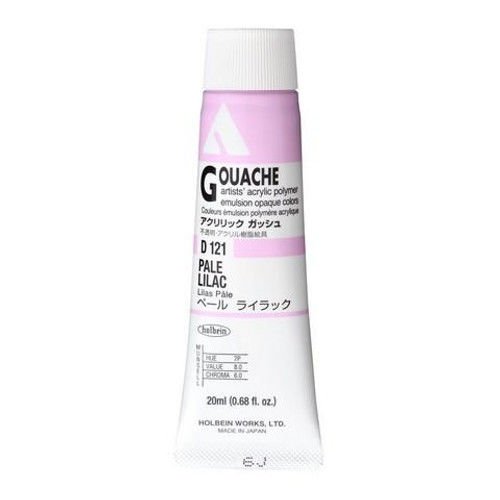 Holbein Akrilik Guaj Boya 20 ml D121 Pale Lilac