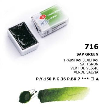 St. Petersburg White Nights Sulu Boya 1/1 tam tablet 716 sapgreen