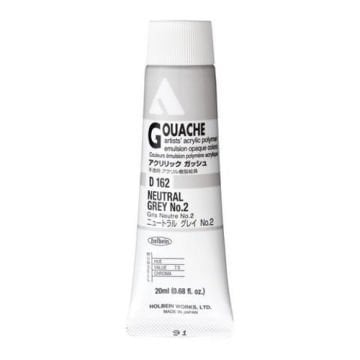Holbein Akrilik Guaj Boya 20 ml D162 Neutral Grey No.2