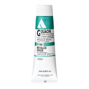 Holbein Akrilik Guaj Boya 20 ml D184 Metallic Green