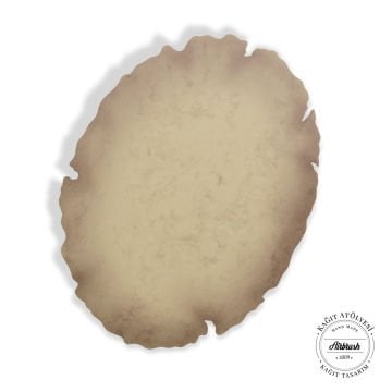 kağıt atölyesi 300 gr A5 naturel oval
