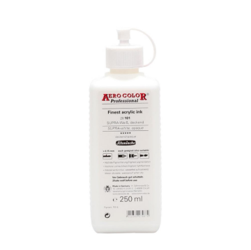 Schmincke Aerocolor Akrilik Mürekkep 250 ml 101 Supra White Opaque