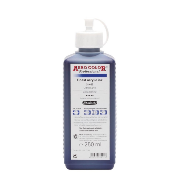 Schmincke Aerocolor Akrilik Mürekkep 250 ml 402 Ultramarine