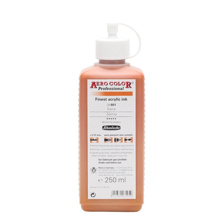 Schmincke Aerocolor Akrilik Mürekkep 250 ml 601 Sienna