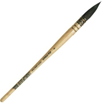 Da Vinci 418 Serisi Fırça No:4 petit gris pur mavi rus sincap kılı yuvarlak fıransız sulu boya fırçası