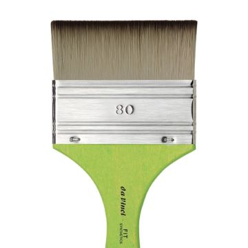 Da Vinci 5073 Serisi Fırça No:80 fit for hobby sentetik düz uçlu geniş yüzey fırçası