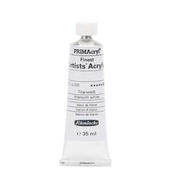 Schmincke 101 Titanium White Primacryl Artist Akrilik Boya 35 ml Seri 1