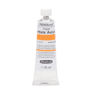 Schmincke 213 Cadmium Yellow Deep Primacryl Artist Akrilik Boya 35 ml Seri 3