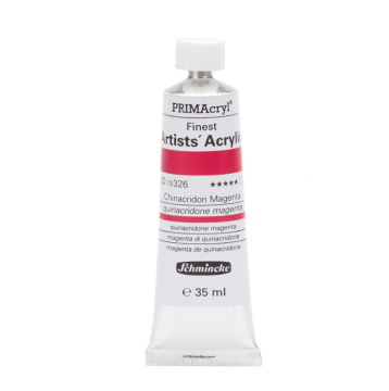 Schmincke 326 Quinacridone Magenta Primacryl Artist Akrilik Boya 35 ml Seri 2