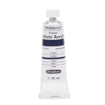 Schmincke 431 Indigo Primacryl Artist Akrilik Boya 35 ml Seri 2