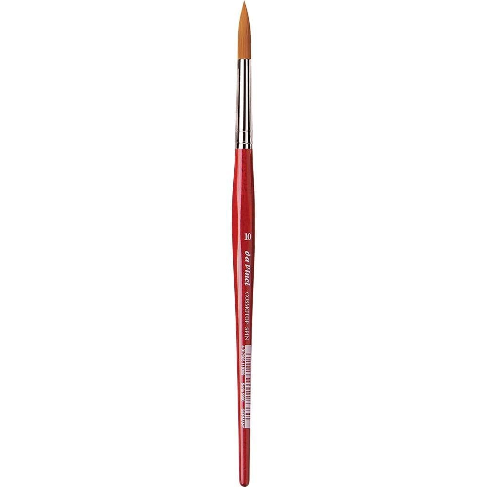 Da Vinci 5580 Serisi Fırça No:10 Cosmotop Spin Sentetik Yuvarlak Sulu Boya Fırçası