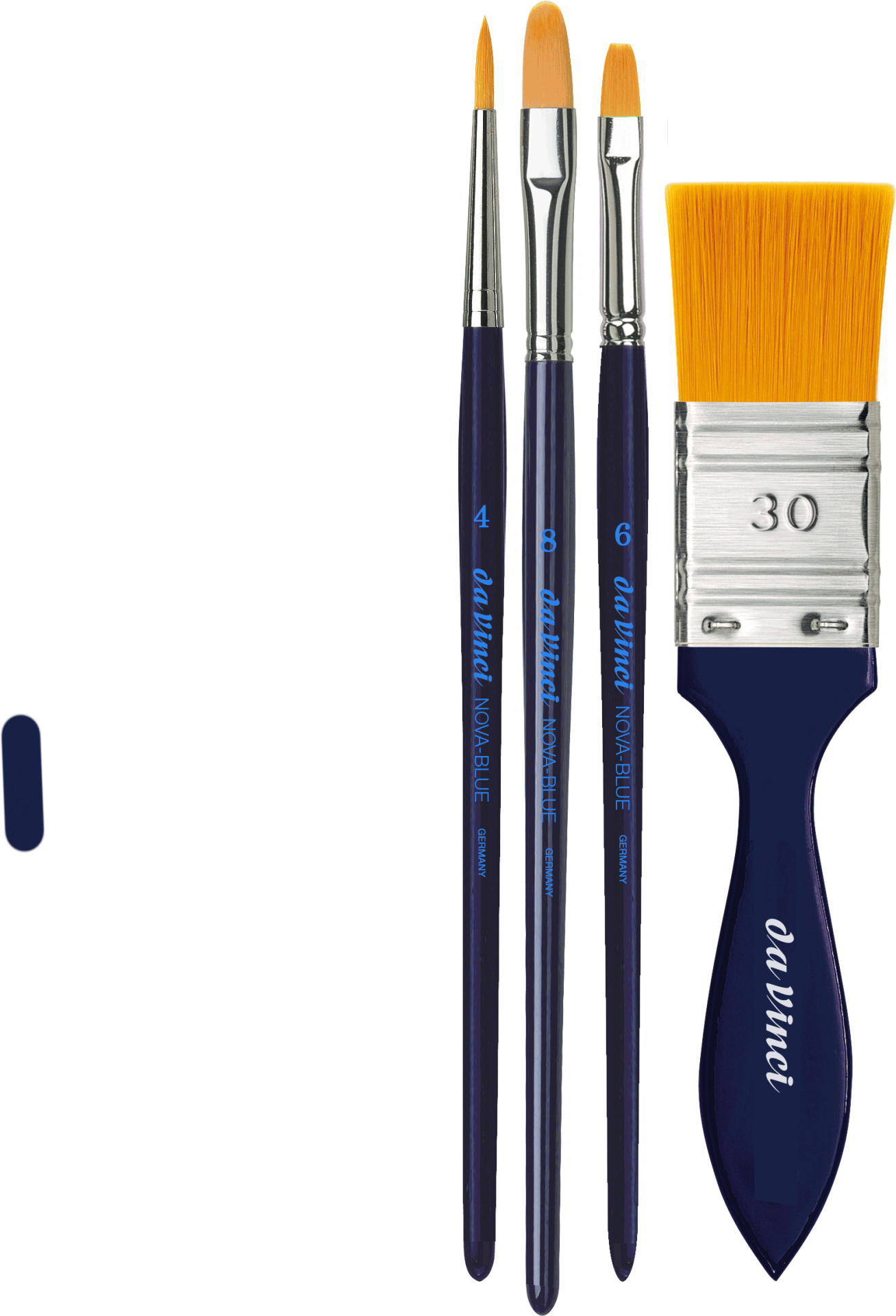 Da Vinci For Norma Blue Synthetic Oil Paint Brush Set 11660