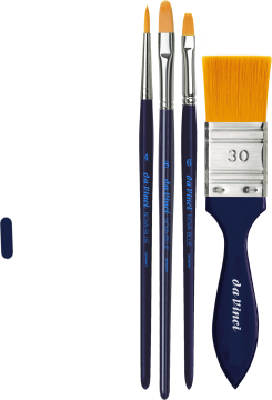 Da Vinci For Norma Blue Synthetic Oil Paint Brush Set 11660
