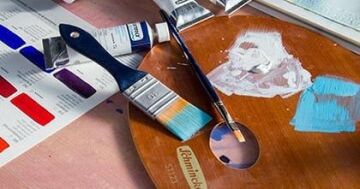 Da Vinci For Norma Blue Synthetic Oil Paint Brush Set 11660