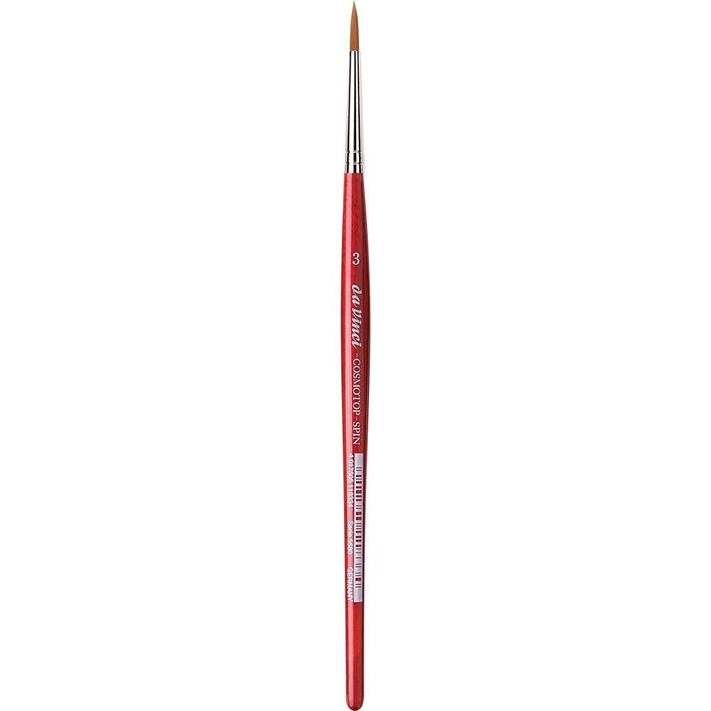 Da Vinci 5580 Serisi Fırça No:3 Cosmotop Spin Sentetik Yuvarlak Sulu Boya Fırçası