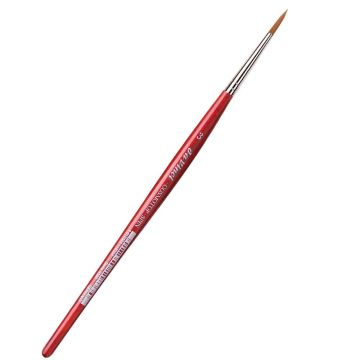 Da Vinci 5580 Serisi Fırça No:3 Cosmotop Spin Sentetik Yuvarlak Sulu Boya Fırçası