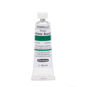 Schmincke 564 Phthalo Green Yellow Shade Primacryl Artist Akrilik Boya 35 ml Seri 2