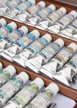 Schmincke Horadam Aquarell Super Granulation Ahşap Kutulu Sulu Boya Seti  40 x 5 ml 74644