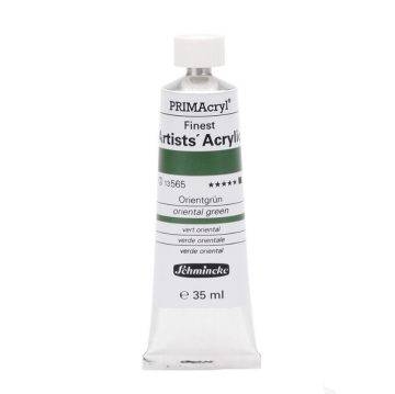 Schmincke 565 Oriental Green Primacryl Artist Akrilik Boya 35 ml Seri 3