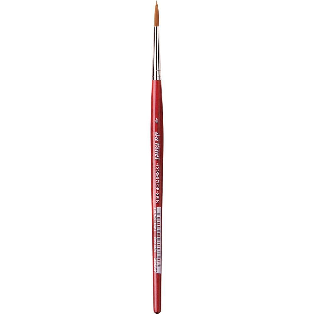 Da Vinci 5580 Serisi Fırça No:4 Cosmotop Spin Sentetik Yuvarlak Sulu Boya Fırçası