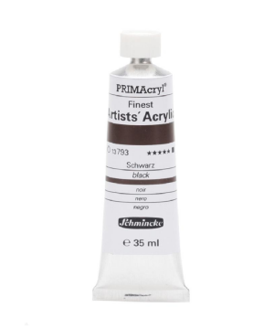 Schmincke 793 Black Primacryl Artist Akrilik Boya 35 ml Seri 1