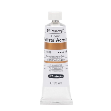 Schmincke 898 Renaissance Gold Primacryl Artist Akrilik Boya 35 ml Seri 2