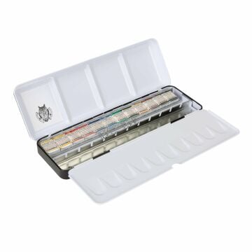 Schmincke Horadam Aquarell Özel Üretim Retro Sulu Boya Seti 12 x Yarım Tablet 74647