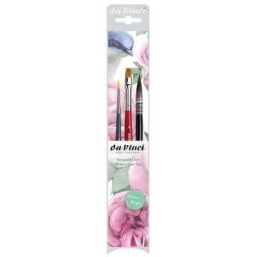 Da Vinci Botanical Art Sulu Boya 3 lü Fırça Seti Set No 4216