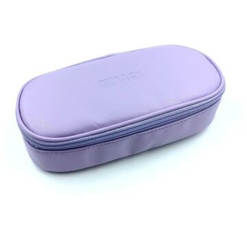 BBACK 323 Oval Kalemlik Suni Deri Lila