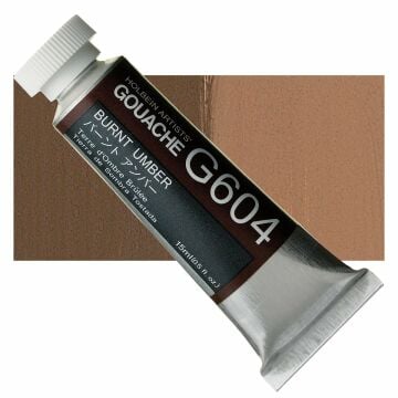 Holbein Guaj Boya 15 ml G604 Burnt Umber