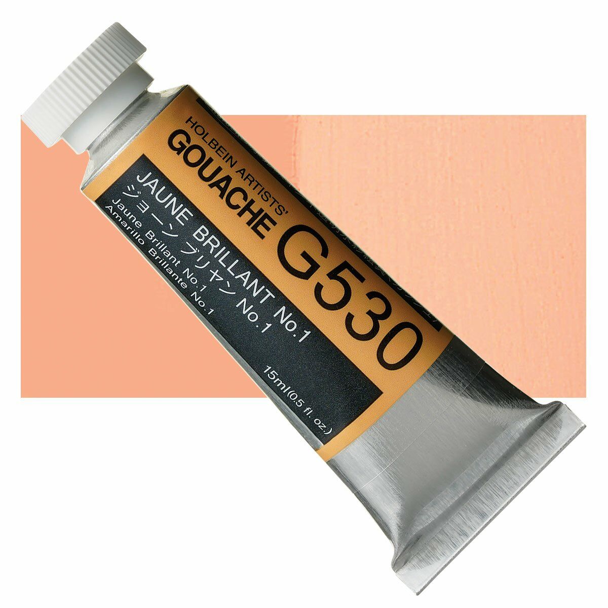 Holbein Guaj Boya 15 ml G530 Jaune Brillant No.1