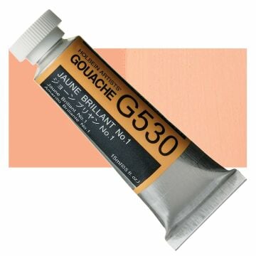 Holbein Guaj Boya 15 ml G530 Jaune Brillant No.1