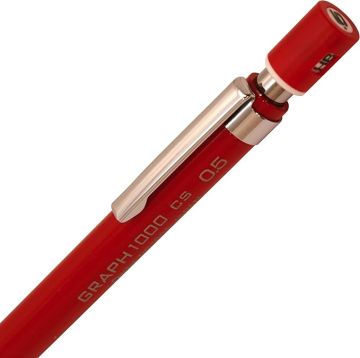 Pentel Graph 1000 Versatil Kalem 0.5 mm CS-B pg1005 kırmızı