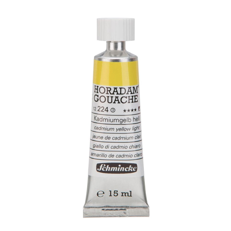 Schmincke 224 Cadmium Yellow Light Horadam Gouache Boya 15 ml Seri 3