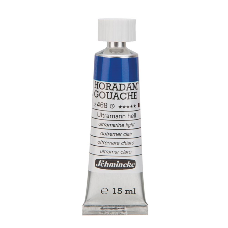 Schmincke 468 Ultramarine Light Horadam Gouache Boya 15 ml Seri 1