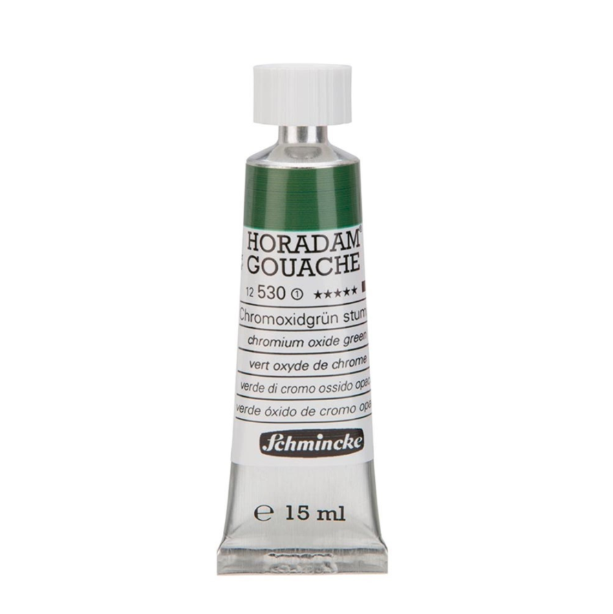 Schmincke 530 Chromium Oxide Green Horadam Gouache Boya 15 ml Seri 1