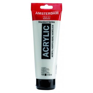 Talens Amsterdam Akrilik Boya 120 ml 105 TİTANİUM WHİTE