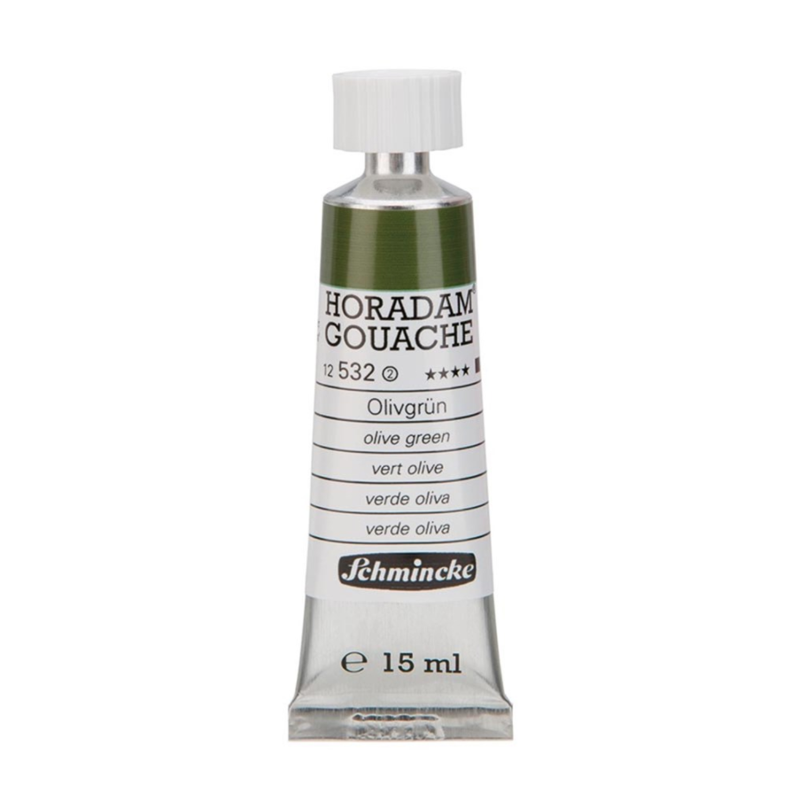 Schmincke 532 Olive Green Horadam Gouache Boya 15 ml Seri 2