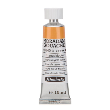 Schmincke 640 Titanium Gold Ochre Horadam Gouache Boya 15 ml Seri 1