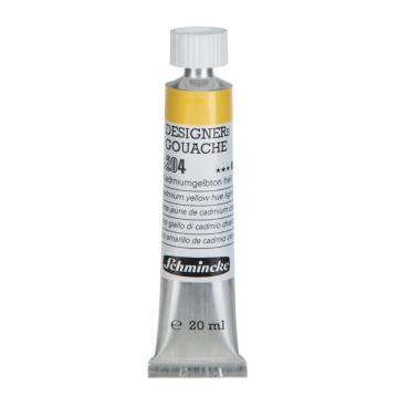 Schmincke 204 Cadmium Yellow Hue Light HKS Designers' Gouache Boya 20 ml