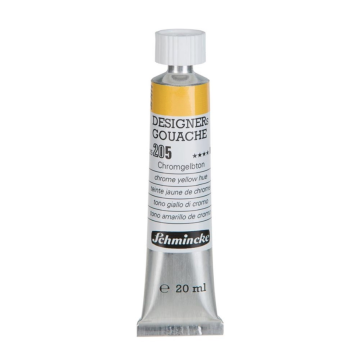 Schmincke 205 Chrome Yellow Hue HKS Designers' Gouache Boya 20 ml