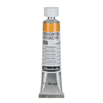 Schmincke 206 Indian Yellow HKS Designers' Gouache Boya 20 ml